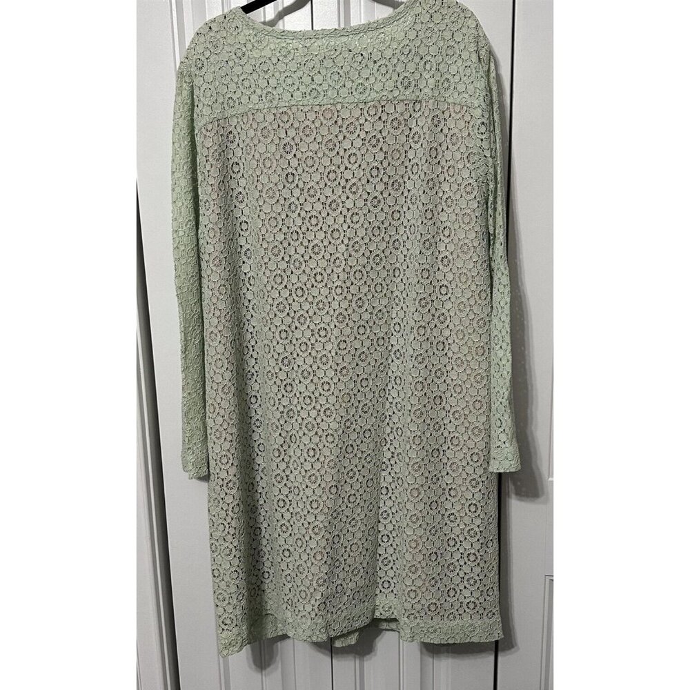 Victoria Beckham For Target Mint Green Lace Dress Womens 3X Shift Party Wedding - Picture 7 of 10